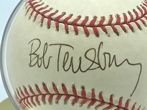 lot 28 image: Signed Bob Tewksbury Baseball