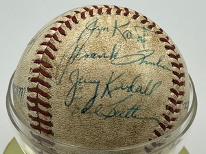 lot 31 image: Signed Baseball by Players from the 1965 Minnesota Twins Season
