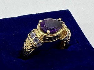 lot 91 image: Amethyst and 10K Ring