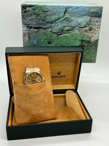 lot 13 image: Mens Rolex Oyster Perpetual 18k and Steel Datejust Watch