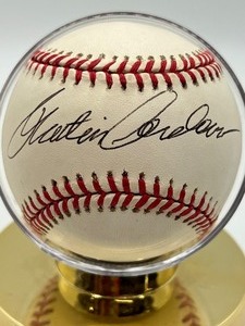 lot 30 image: Signed Martin Cordova Baseball