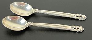 lot 154 image: Two Georg Jensen Demitasse Spoons