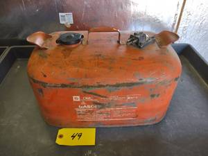 lot 49 image: OMC 6 Gallon Marine Fuel Can...