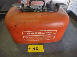 lot 52 image: 6 Gallon Marine Fuel Can...