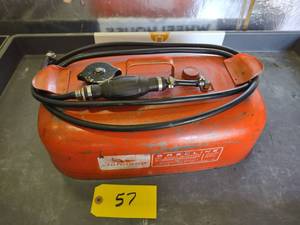 lot 57 image: Johnson 3 Gallon Marine Fuel Can...