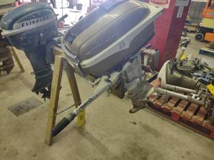 lot 32 image: Johnson Javeline 35 hp, Model RJE19...