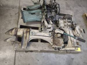 lot 38 image: (3) Outboard Motors...