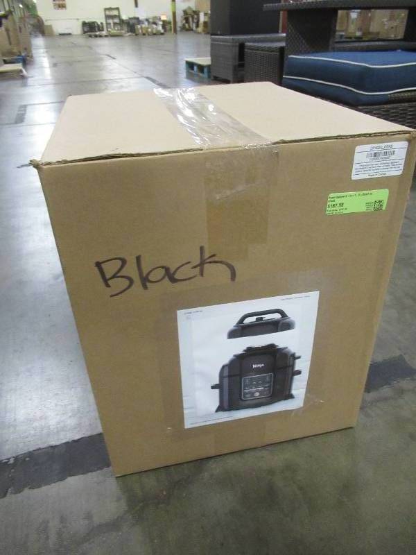 lot 137 image: Ninja Foodi Deluxe 9-in-1 , 8-Quart in Black, OP402.