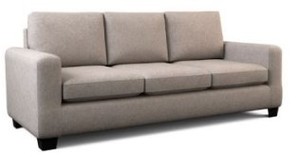 lot 115 image: Malouf Giles Sofa in Light Gray, RH001SOF00LG - NEW Assembly required.