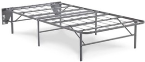 lot 191 image: Ashley Furniture Signature Design - Better than a Boxspring Mattress Riser - Under Bed Storage Space - Twin - Gray, M91X12 - NEW