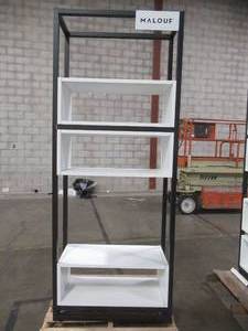 lot 220 image: Metal Retail Store Display Rack Used for Pillows and Bedding, 36 x 15 x 90 12 Tall.
