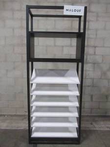 lot 222 image: Metal Retail Store Display Rack Used for Pillows and Bedding, 36 x 15 x 90 12 Tall.
