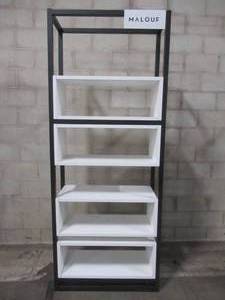 lot 216 image: Metal Retail Store Display Rack Used for Pillows and Bedding, 36 x 15 x 90 12 Tall.