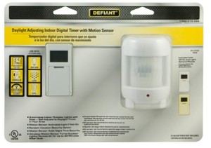 lot 225 image: Defiant (Case of 3 sets Brand new) SunSmart 8 Amp In-Wall Digital Timers, 49820 - NEW