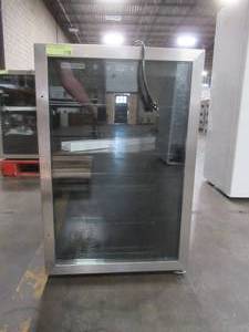 lot 252 image: Frigidaire 4.4 Cu. ft. 126-Can Beverage Center Refrigerator, EFMIS155, Stainless Steel - SLIGHTLY USED SCRATCH AND DENT. - WORKS