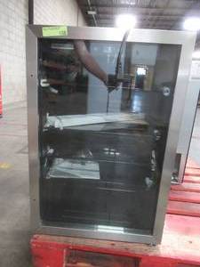 lot 253 image: Frigidaire 4.4 Cu. ft. 126-Can Beverage Center Refrigerator, EFMIS155, Stainless Steel - SLIGHTLY USED SCRATCH AND DENT. - WORKS