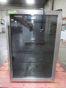 lot 254 image: Frigidaire 4.4 Cu. ft. 126-Can Beverage Center Refrigerator, EFMIS155, Stainless Steel - SLIGHTLY USED SCRATCH AND DENT. - WORKS