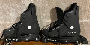 lot 71 image: Rollerblade Lightning Inline Roller Skates