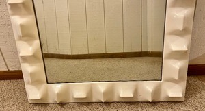 lot 84 image: Vintage Space Age Mirror Attributed to Raymond Loewy