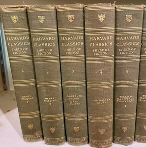 lot 88 image: Harvard Classics Shelf of Fiction Books Volume 1-20