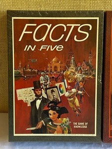 lot 45 image: Two Vintage Board Games Backgammon and Facts in Five