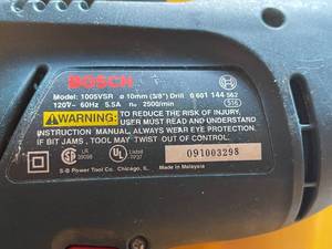 lot 151 image: Bosch 38th Inch Electric Drill Model 100SVSR