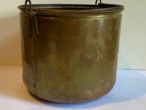 lot 96 image: Vintage Copper Pail with Handle