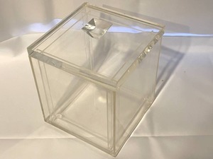 lot 211 image: Acrylic Covered Display or Vanity Box