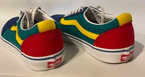 lot 225 image: Vintage Colorful Mens Vans Tennis Shoes