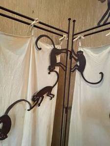 lot 269 image: Merry Monkeys Metal Room Divider