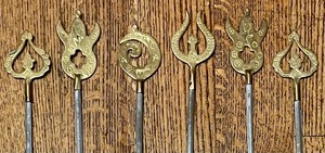 lot 327 image: Vintage Skewers from India