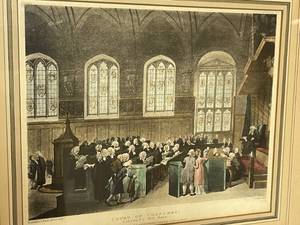 lot 388 image: Court Of Chancery Westminster Framed Print