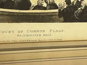 lot 393 image: Court Of Common Pleas Westminster Framed Art Print