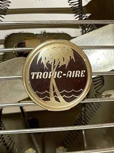lot 397 image: Vintage Metal Tropic-Aire Heater  Fan