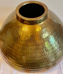lot 410 image: Large Brass Vessel by Basicasia of India
