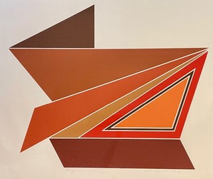 lot 413 image: Vibrant Vintage Limited Edition Abstract Framed Print