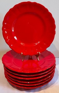 lot 411 image: Amazing Vintage Variety of Appetizer Plates