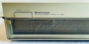 lot 272 image: Kenwood AMFM Stereo Tuner Model KT-1000