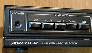 lot 374 image: Archer Amplified Video Selector  6 Watts Model 15-2100