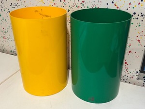 lot 459 image: Two Vintage Kartell Milano Vintage Waste Baskets