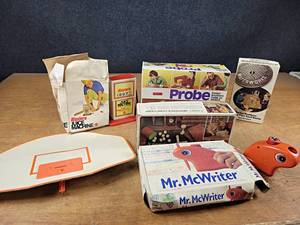 lot 2021 image: MATTEL Sizzlers Juice machine, Vintage Games, Mr. McWriter and More
