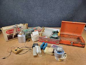 lot 2028 image: Large Lot of Misc. - Paint Sprayer w Original Box, Softball and More
