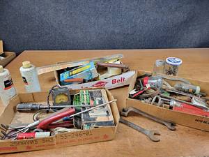 lot 2116 image: Huge Lot of Vintage Tools, Hardware and More