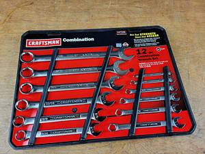 lot 2159 image: New Craftsman Standard Combination Wrench Set
