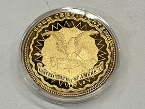 Five-Hundred Dollar Commemorative 1922 Gold Plated Medal
