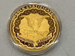 Five-Hundred Dollar Commemorative 1882 Gold Plated Medal
