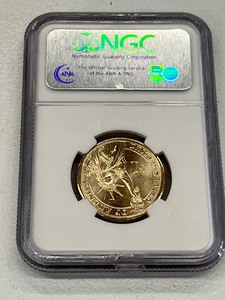 James Monroe Brilliant UNC Golden Dollar NGC-Graded