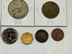 (18) Assorted World Coins