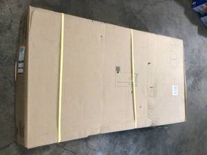62 in. Adjustable Height Work with 2-Drawers Table in White by Husky Customer Returns See Terms on Auction