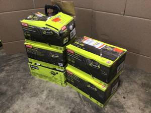 Lot of Assorted Ryobi Power Items Customer Returns See Terms on Auction